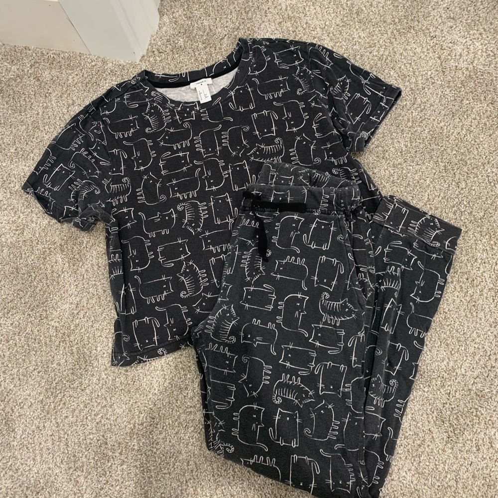 Cat pajama set